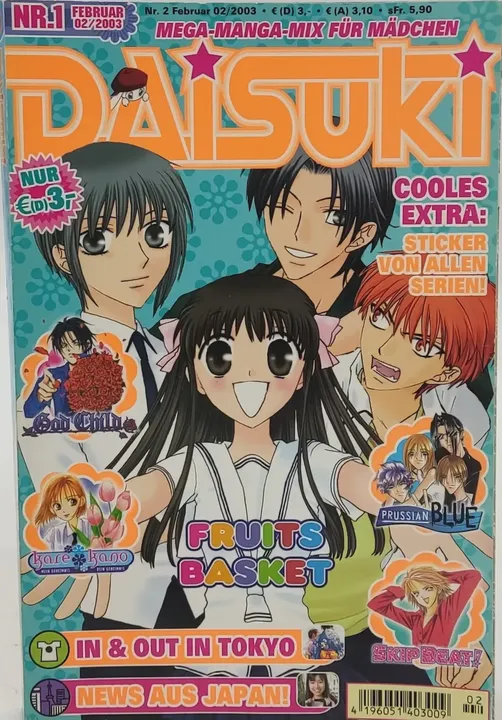 Buch Daisuki Heft 1 bis 8 (Feb 2003 bis Sep 2003) Mega-Manga-Mix für Mädchen Manga/Comic - Bild 2