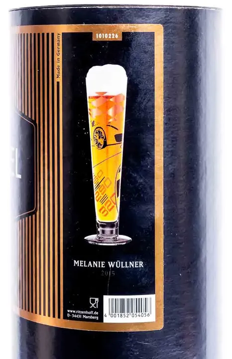 Ritzenhoff Black Label Design Bierglas 0,3 mit Bierdeckeln Design 