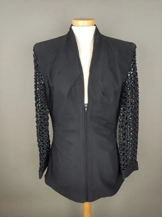 Damen-Blazer mit geknüpften Makramee-Details - M/L - Bild 1