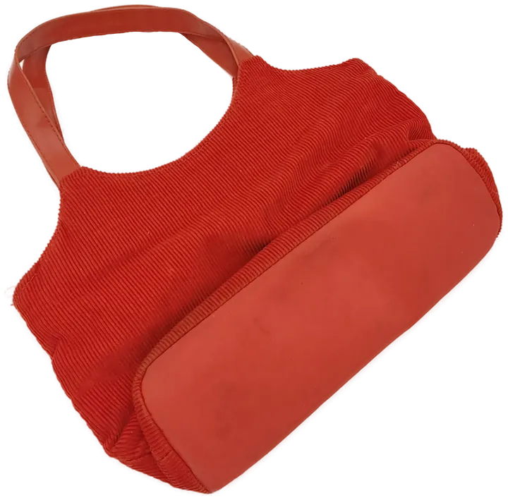 Mini Bag aus Cord - rot  - Bild 2