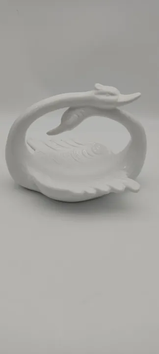 Porzellan-Schwanschale in weiß - Bild 2
