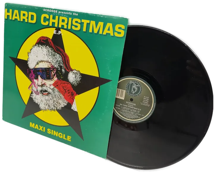 Vinyl Maxi Single Scrooge - Hard Christmas - Bild 2