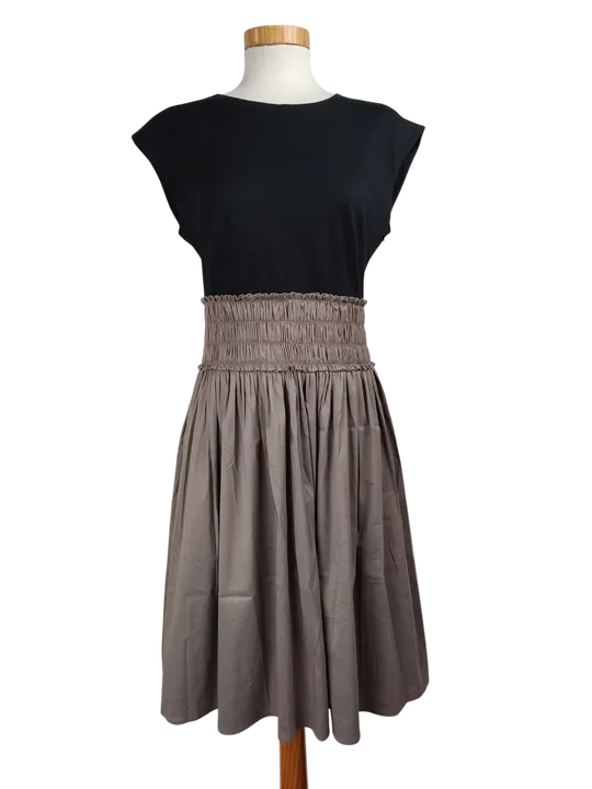 PAULE KA Damen Midikleid, schwarz/grau - Gr. 40/L - Bild 1