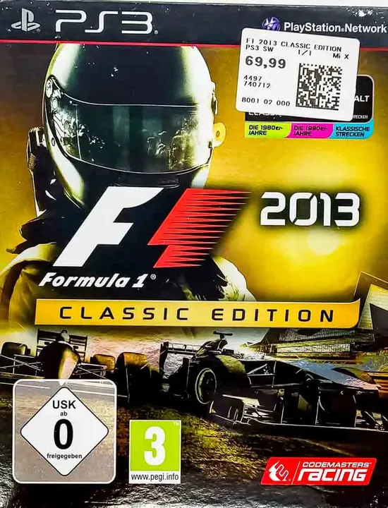 Playstation Sony PS3 Spiel F1 Formula 1 Classic Edition 2013 - Bild 4