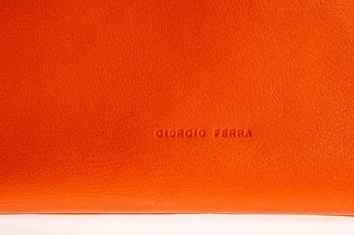 Handtasche Giorgio Ferra orange - Bild 3