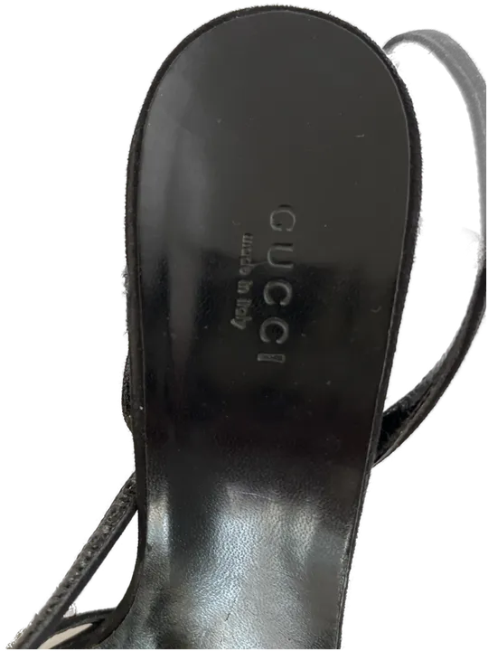 GUCCI Schuhe Damen Gr. 39,5 Absatzhöhe 9cm - Bild 3