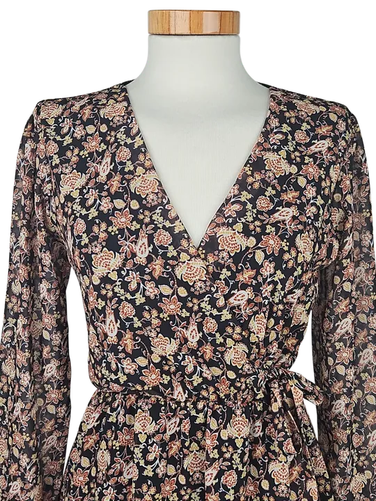JOHANNA Damen Midikleid, schwarz/grün - Gr. XS  - Bild 4