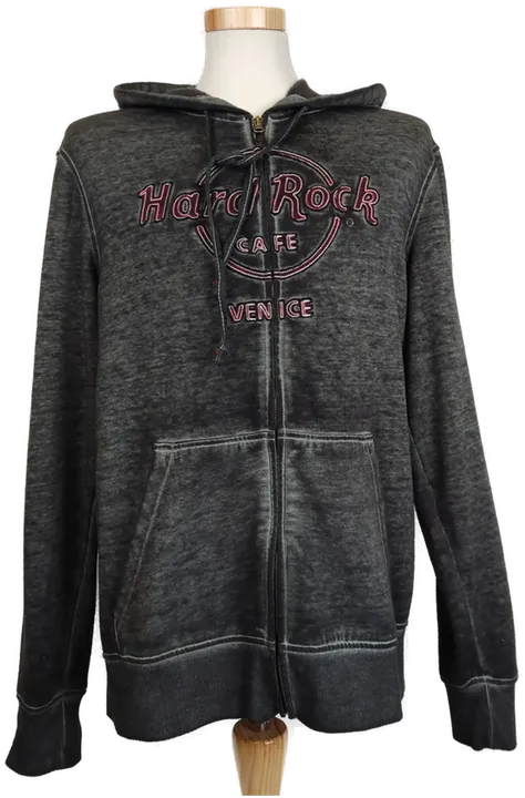 Hard Rock Cafe Venice Herren Sweater Jacke Anthrazit Gr. L - Bild 4