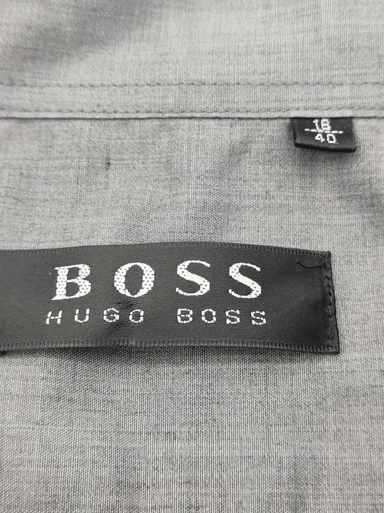 Hugo Boss Herren Hemd Grau Gr. 40 - Bild 2