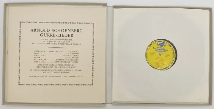 Vinyl LP - Arnold Schoenberg - Gurre Lieder  - 2-LP's  - Bild 3