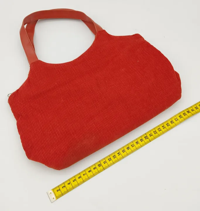 Mini Bag aus Cord - rot  - Bild 3