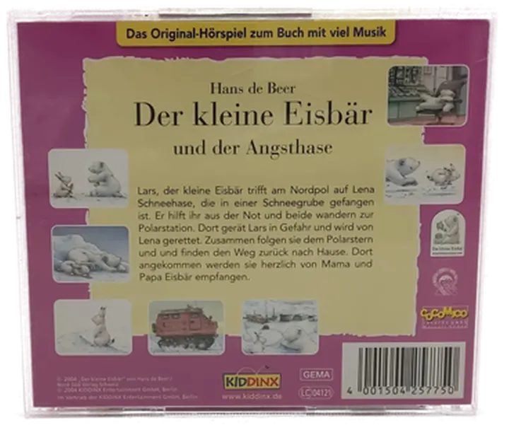 CD Hans de Beer - Der kleine Eisbär und der Angsthase, Hörspiel - Bild 2