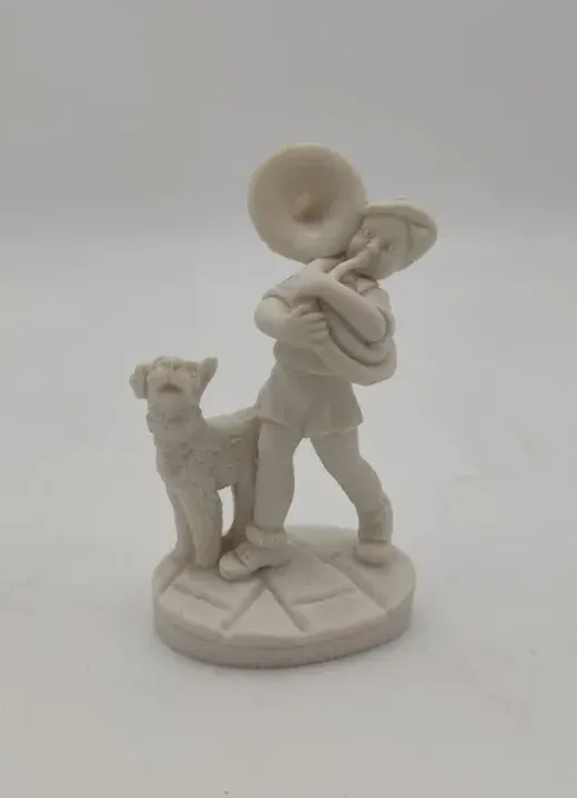 Deko Figur - Bariton Musiker mit Hund - Bild 1