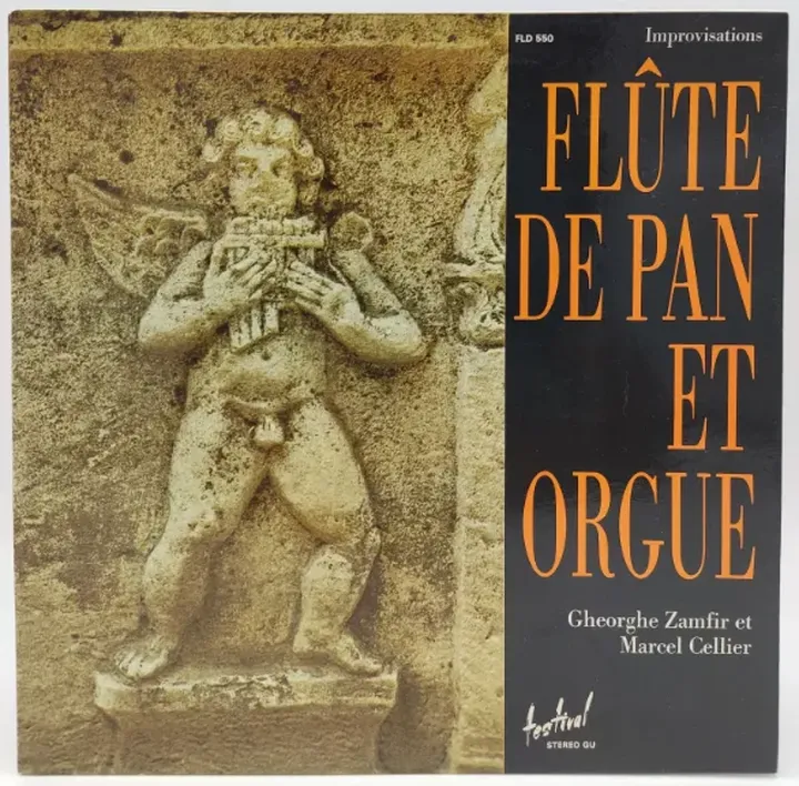 Vinyl LP - Gheorghe Zamfir et Marcel Cellier - Flute de Pan et Orgue - Bild 1