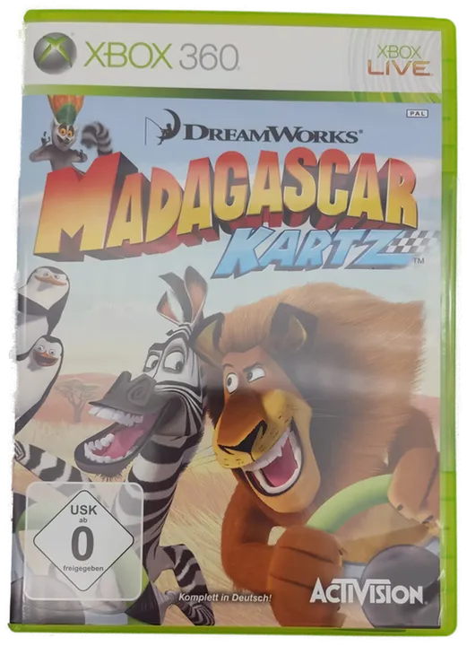 XBOX 360 - Madagascar Kartz - Bild 1