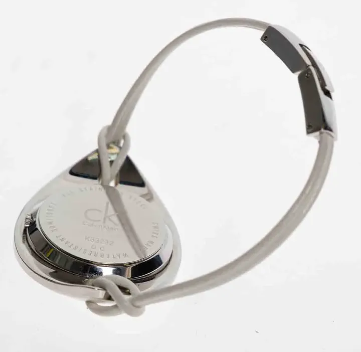 Moderne Damen Calvin Klein Uhr in weiß, Modell K8323120 - Bild 4
