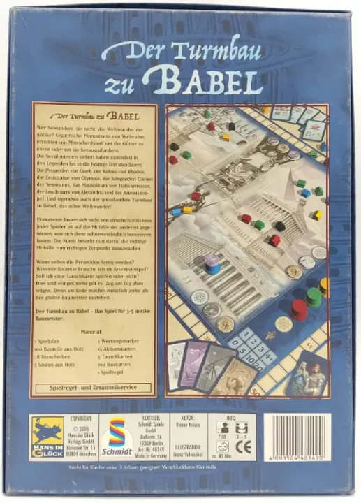 Der Turmbau zu Babel - Gesellschaftsspiel, Hans im Glück  - Bild 2