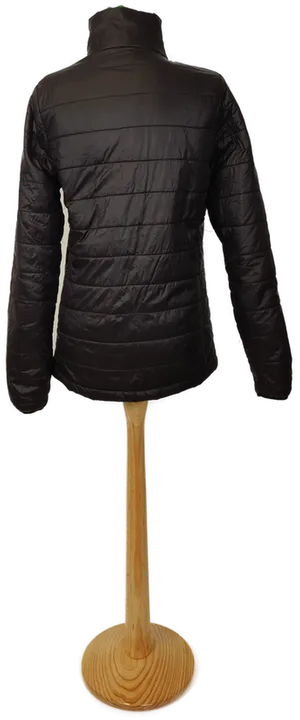 Damen Steppjacke Frühjahr schwarz-grün Gr. 38 - Bild 2