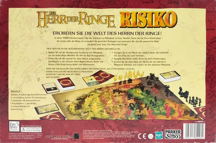 Herr der Ringe - RISIKO - Gesellschaftsspiel - Parker  - Bild 2