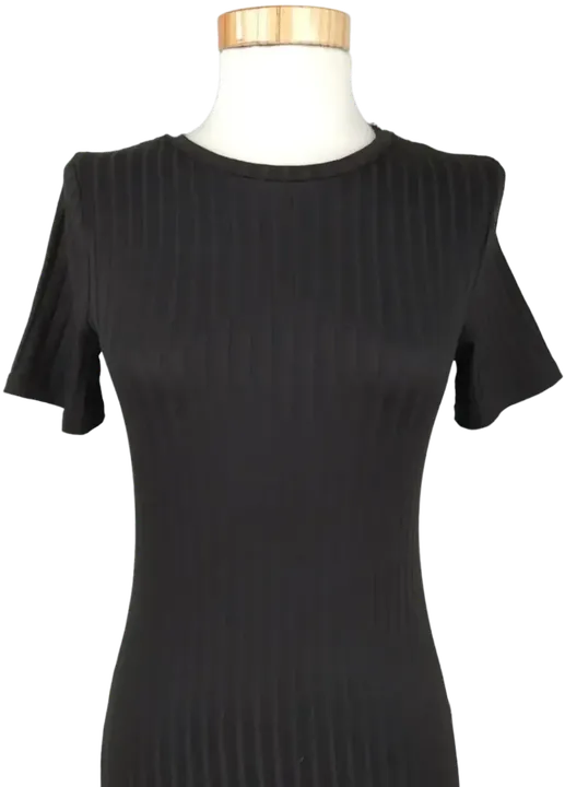Primark Damen Kleid gerippt, schwarz - Gr. XS - Bild 3