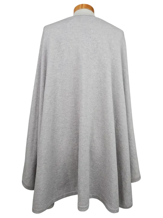 The Mercer Damen Cape (Wolle/Kaschmir), grau - Gr. 40/42 - Bild 3