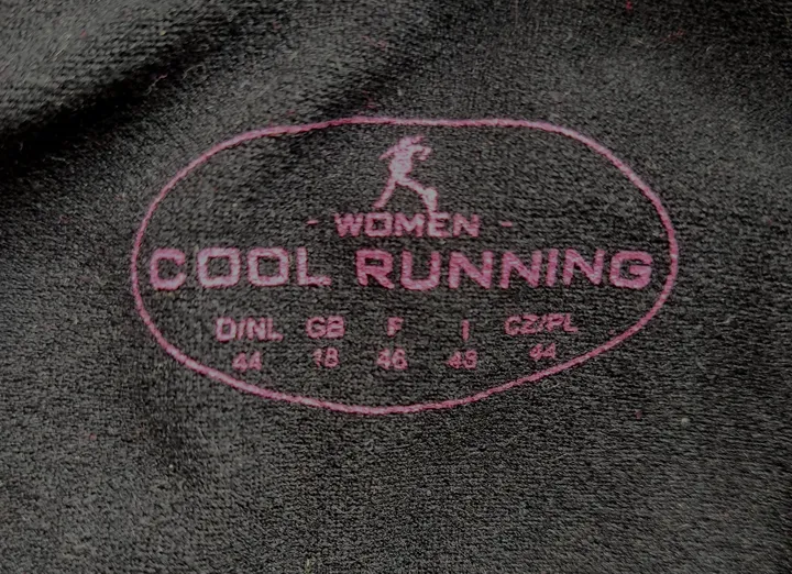 COOL RUNNING Damen Sporthose schwarz gemustert - Gr.44 - Bild 3