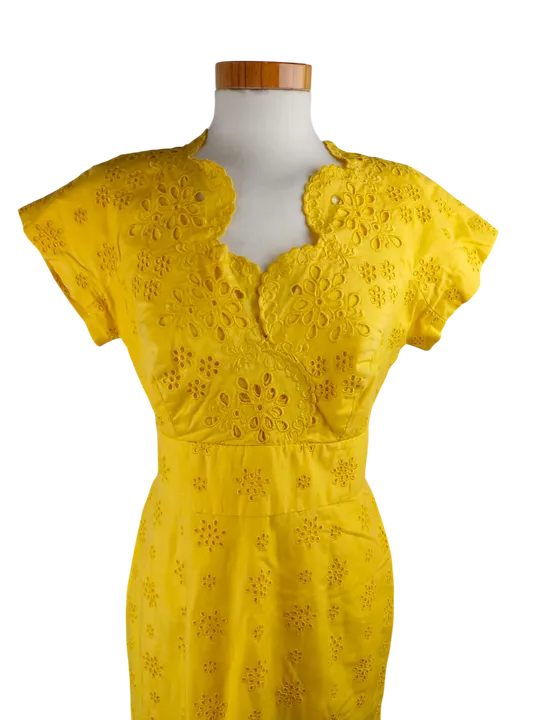 Milly Damen Midikleid, gelb - Gr. S/36 - Bild 4