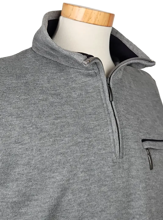 M.X.O men Herren Pullover, grau - Gr. M  - Bild 4