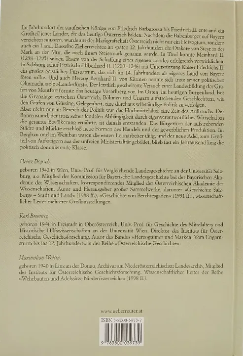 Österreichische Geschichte 1122-1278 - Heinz Dopsch - Bild 2