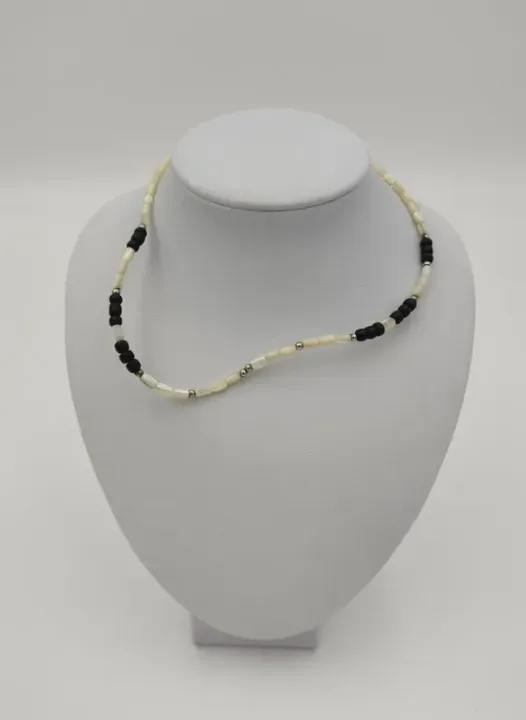 Damen Halskette aus Glasperlen - Bild 1