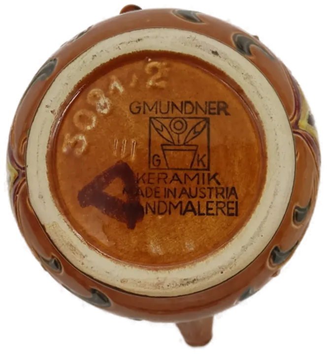 Gmundner Keramik Kanne Handbemalt Vintage Deko - Bild 4