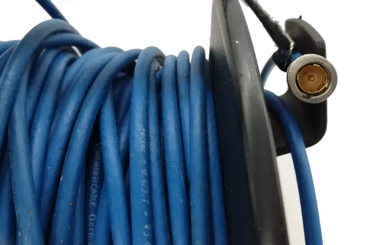 Schill Kabeltrommel/Gerätetrommel mit blauem XLR-Kabel - Bild 6