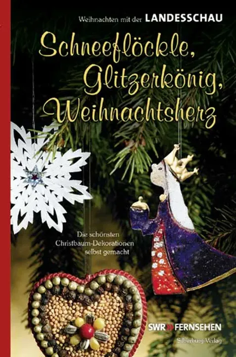 Schneeflöckle, Glitzerkönig, Weihnachtsherz - Bild 1