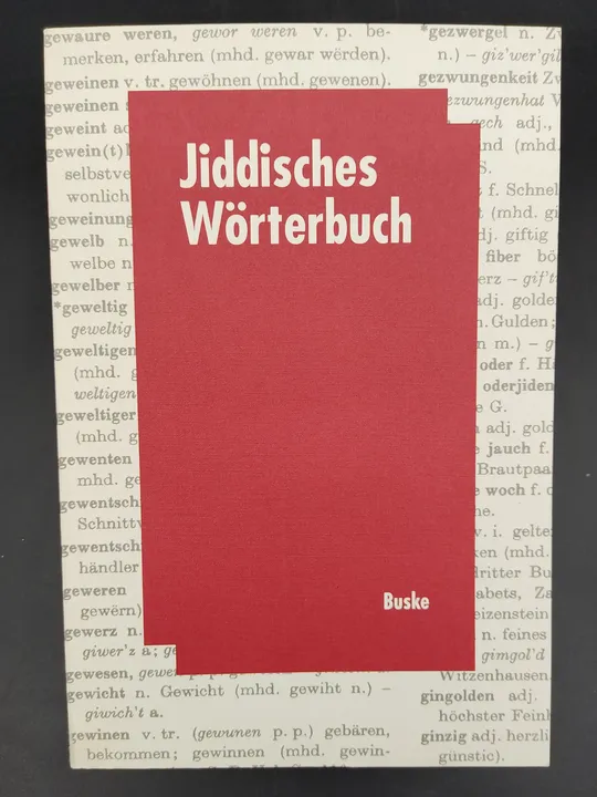 Jiddisches Wörterbuch - Siegmund A. Wolf - Bild 1