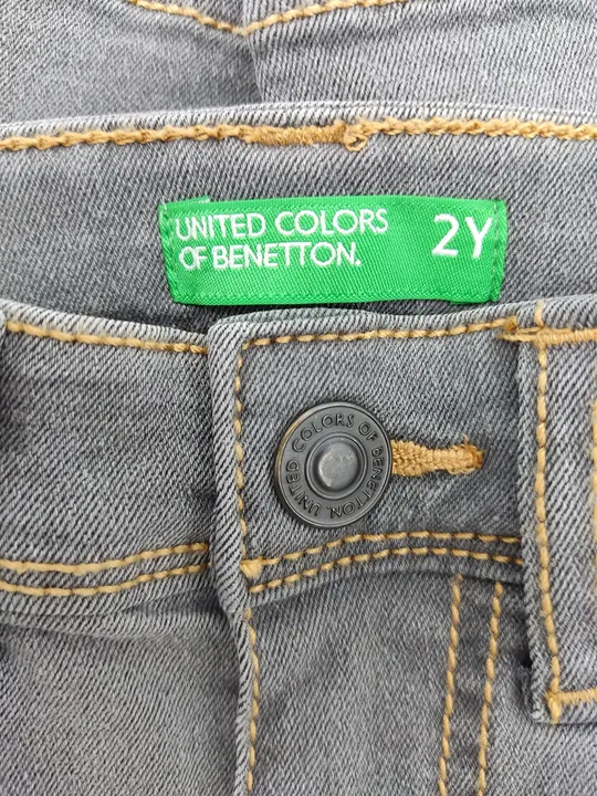 Benetton Kinder Jeans grau Gr.90 - Bild 3