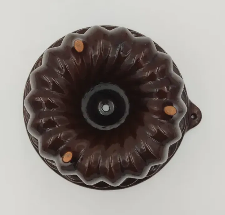 Guglhupfform aus Keramik braun  - Bild 5