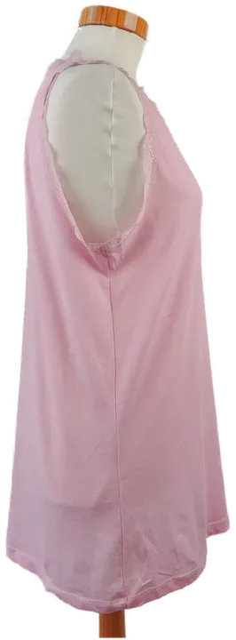 Love to lounge Damen Top mit Spitze rosa - Gr. 46/48 - Bild 2