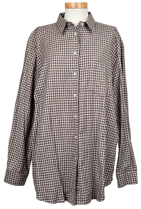 Mauro Aureli Vintage Damen Hemd, grün - Gr. 46 - Bild 1