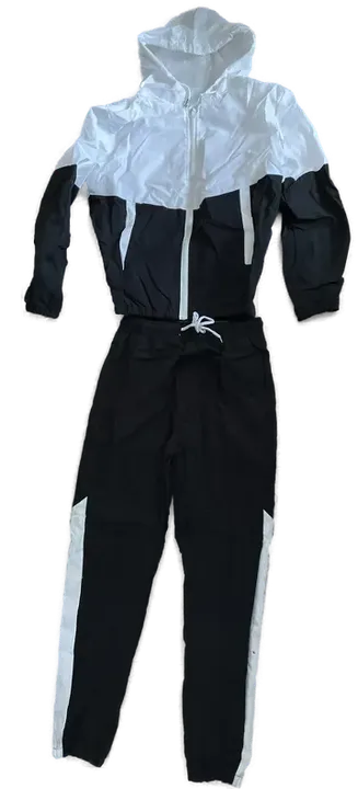 Trainingsanzug schwarz, weiß - M - Bild 1