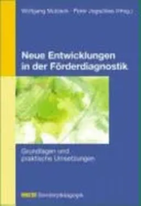 Neue Entwicklungen in der Förderdiagnostik - Wolfgang Mutzeck - Bild 1