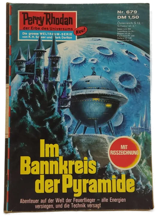 Romanheft Perry Rhodan Im Bannkreis der Pyramide Erstauflage Nr.679 - Bild 1