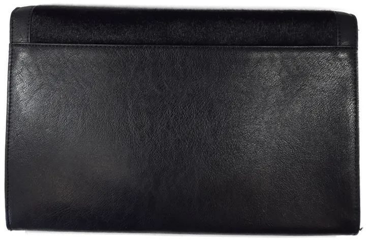 ESPRIT Damentasche Lederoptik mit Kunstfellbesatz schwarz - Bild 2
