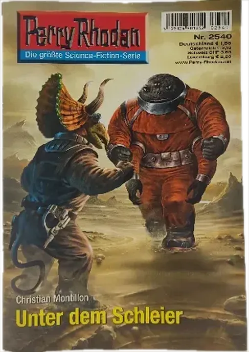 Romanheft Perry Rhodan Unter dem Schleier Erstauflage Nr. 2540 - Bild 1