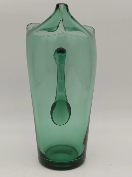 Vintage-Wasserkrug / Limonadenkrug mit Rührstab - grün  - Bild 3