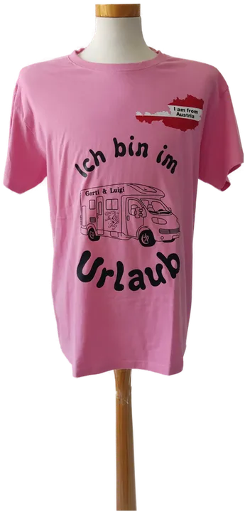 Imperial Lustiges T-Shirts, rosa, mit Sprüchen bedruckt - Gr. XL - Bild 1