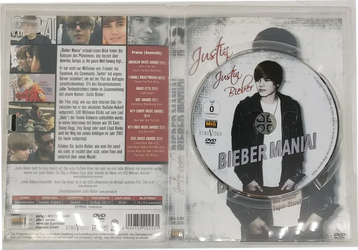 DVD Justin Bieber 