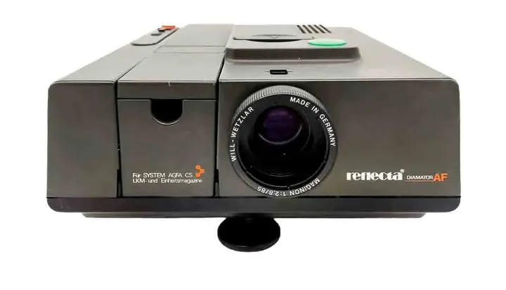 Reflecta Diamator AF Diaprojektor in schwarz mit Beschreibung und Magazin -Agfa System - Bild 4