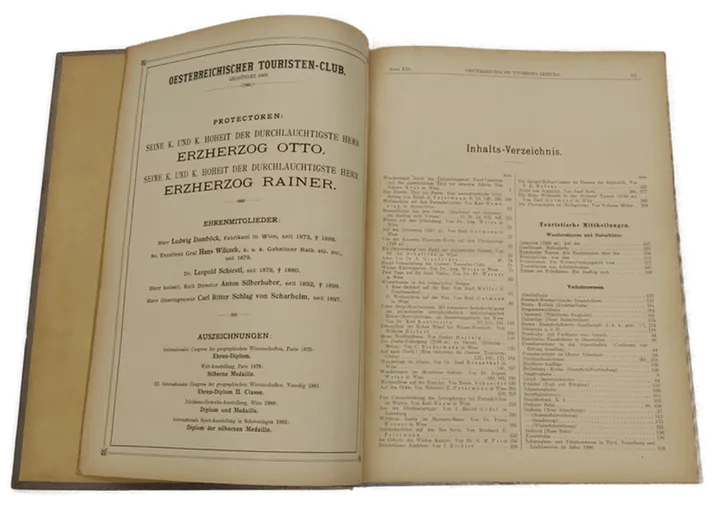 Buch Österreichische Touristen Zeitung Band 1899 XIX  und 1901 XXI - Bild 6