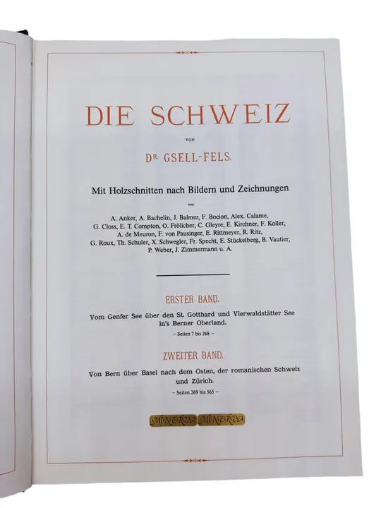 Die Schweiz - Dr. Gsell-Fels (Reprint 1978) - Bild 10