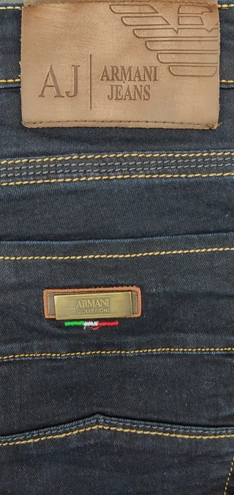 Armani Herren Jeans dunkelblau Gr. 40 - Bild 3